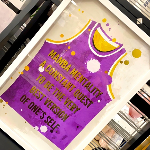 Oliver Gal Other - 🏀 KOBE - MAMBA MENTALITY 24! Authentic Designer Wall Art 🖼